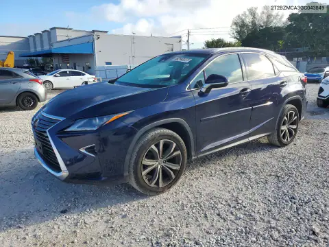 2T2BZMCA3GC043849 — 2016 Lexus RX, Мелкие вмятины и царапины, фото до ремонта