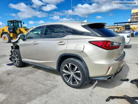 2017 Lexus Rx 350 Base VIN 2T2ZZMCA8HC086356 фото 2