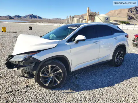 2T2BZMCA7HC072319 — 2017 Lexus RX, Parte delantera, fotos antes de reparar