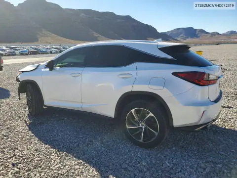 2T2BZMCA7HC072319 — 2017 Lexus RX, zdjęcie 2 z Copart, Przód