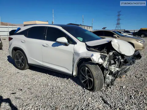2T2BZMCA7HC072319 — 2017 Lexus RX, zdjęcie 4 z Copart, Przód