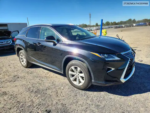 2T2BZMCA7HC059988 — 2017 Lexus RX, zdjęcie 4 z Copart, Przód
