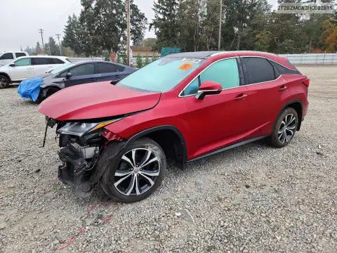 2T2BZMCA3HC082815 — 2017 Lexus RX, Przód, zdjęć przed naprawą