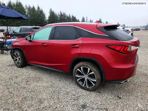 2T2BZMCA3HC082815 — 2017 Lexus RX, photo 2 from Copart, Front end