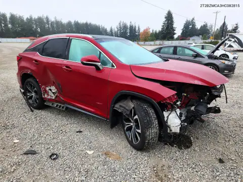 2T2BZMCA3HC082815 — 2017 Lexus RX, photo 4 from Copart, Front end