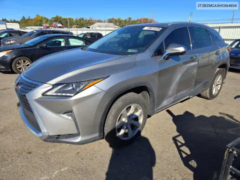 2T2BZMCA5HC064834 — 2017 Lexus RX, წინა ნაწილი, ფოტოები შეკეთებამდე