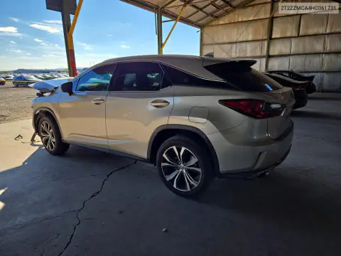 2T2ZZMCA4HC061731 — 2017 Lexus RX, zdjęcie 2 z Copart, Przód