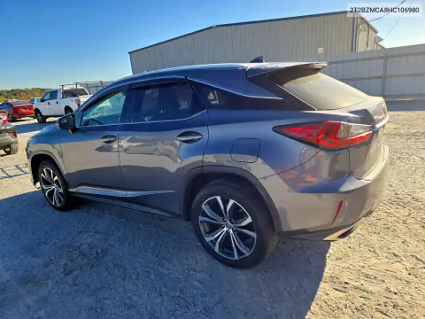 2T2BZMCA8HC106980 — 2017 Lexus RX, photo 2 from Copart, Front end