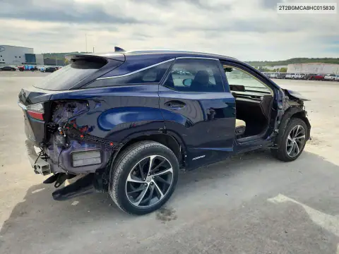 2T2BGMCA8HC015830 — 2017 Lexus RX, zdjęcie 3 z Copart, Przód