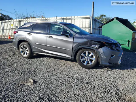 2018 Lexus Rx 350 Base VIN 2T2BZMCA7JC153486 фото 4