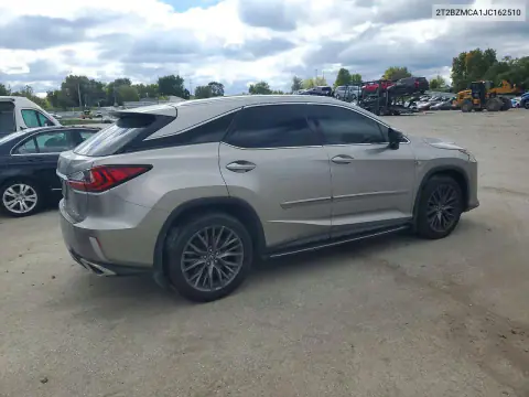 2T2BZMCA1JC162510 — 2018 Lexus RX, фото 3 с аукциона Copart, ПЕРЕДНЯЯ ЧАСТЬ