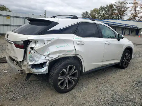 JTJBZMCA8J2036581 — 2018 Lexus RX, photo 3 from Copart, Rear end
