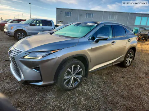 2T2BZMCA9KC176687 — 2019 Lexus RX, Задняя часть, фото до ремонта