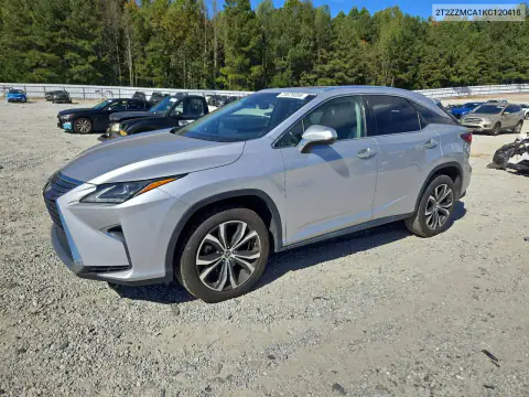 2T2ZZMCA1KC120418 — 2019 Lexus RX, Parte trasera, fotos antes de reparar
