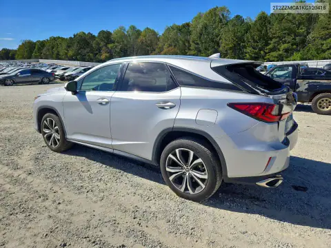 2T2ZZMCA1KC120418 — 2019 Lexus RX, zdjęcie 2 z Copart, Tył