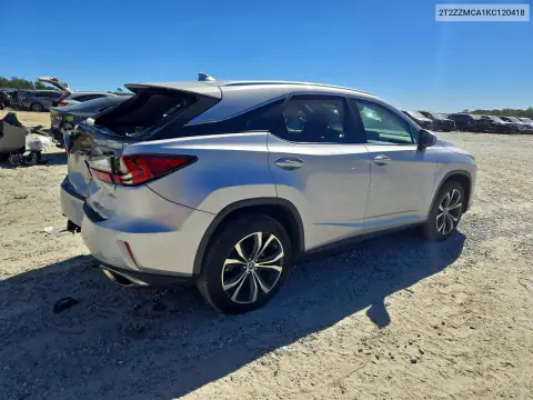 2T2ZZMCA1KC120418 — 2019 Lexus RX, zdjęcie 3 z Copart, Tył