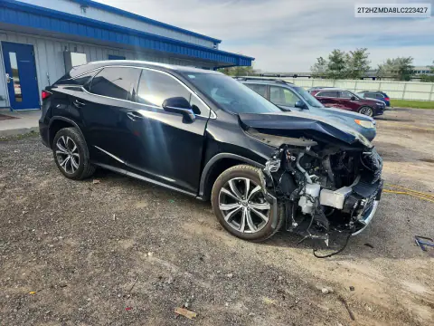 2T2HZMDA8LC223427 — 2020 Lexus RX, photo 4 from Copart, Front end