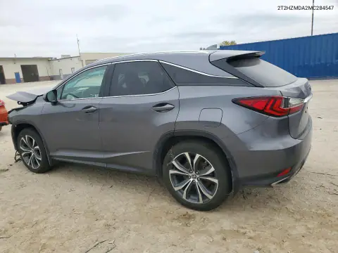 2T2HZMDA2MC284547 — 2021 Lexus RX, foto 2 de Copart, Parte delantera