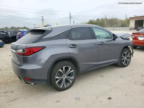2T2HZMDA2MC284547 — 2021 Lexus RX, foto 3 de Copart, Parte delantera