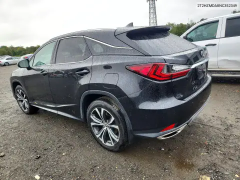 2T2HZMDA8NC352349 — 2022 Lexus RX, фото 2 с аукциона Copart, Боковая часть