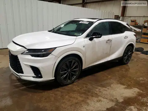 2T2BAMCA2PC020702 — 2023 Lexus RX, წინა ნაწილი, ფოტოები შეკეთებამდე
