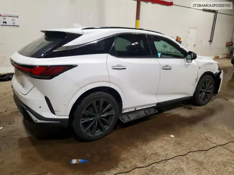 2T2BAMCA2PC020702 — 2023 Lexus RX, ფოტო 3, Copart 27.10.2026, წინა ნაწილი