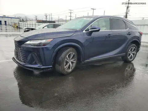 2T2BAMBAXRC039065 — 2024 Lexus RX, Передня частина, фото до ремонту