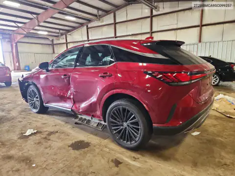 2T2BBMCA9SC099257 — 2025 Lexus RX, photo 2 from Copart, Side