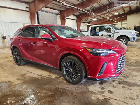 2T2BBMCA9SC099257 — 2025 Lexus RX, photo 4 from Copart, Side