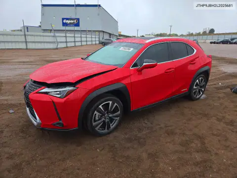 JTHP9JBH2L2025681 — 2020 Lexus UX, Боковая часть, фото до ремонта