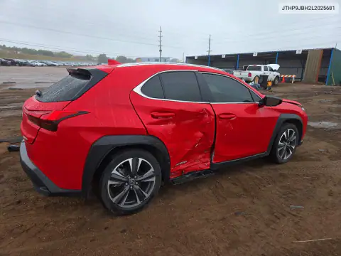 JTHP9JBH2L2025681 — 2020 Lexus UX, фото 3 с аукциона Copart, Боковая часть