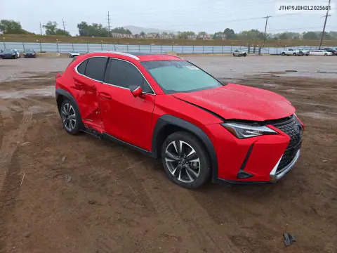 JTHP9JBH2L2025681 — 2020 Lexus UX, фото 4 с аукциона Copart, Боковая часть