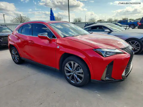 JTHR3JBH7N2055398 — 2022 Lexus UX, фото 4 с аукциона Copart, Боковая часть