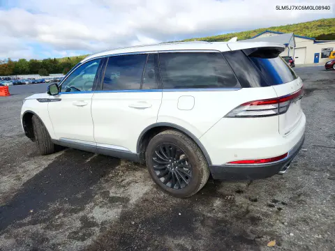 2021 Lincoln Aviator Reserve VIN 5LM5J7XC6MGL08940 фото 2