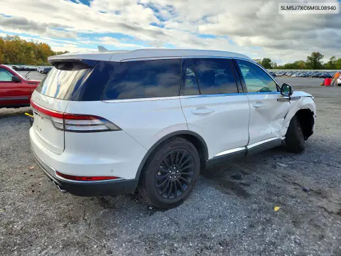 2021 Lincoln Aviator Reserve VIN 5LM5J7XC6MGL08940 фото 3