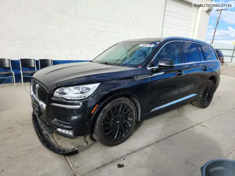 5LM5J7XC2NGL07124 — 2022 Lincoln Aviator, Передня частина, фото до ремонту