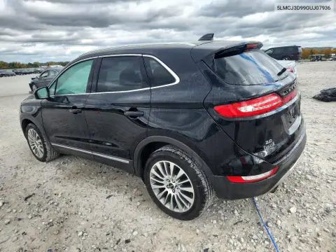 5LMCJ3D99GUJ07936 — 2016 Lincoln MKC, фото 2 с аукциона Copart, Передняя часть