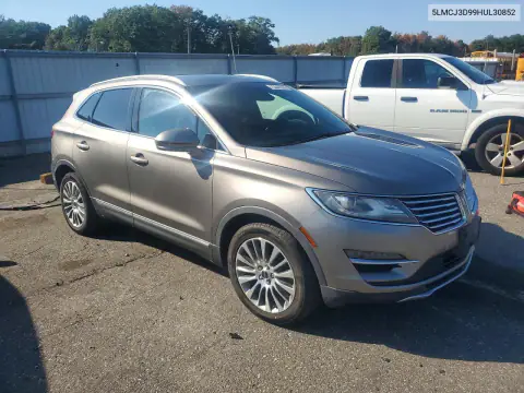 5LMCJ3D99HUL30852 — 2017 Lincoln MKC, photo 4 from Copart, Flood