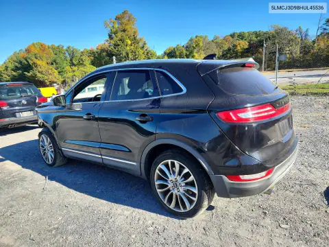 5LMCJ3D98HUL45536 — 2017 Lincoln MKC, photo 2 from Copart, Front end