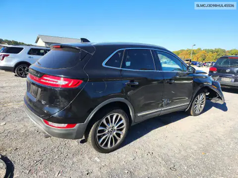 5LMCJ3D98HUL45536 — 2017 Lincoln MKC, photo 3 from Copart, Front end