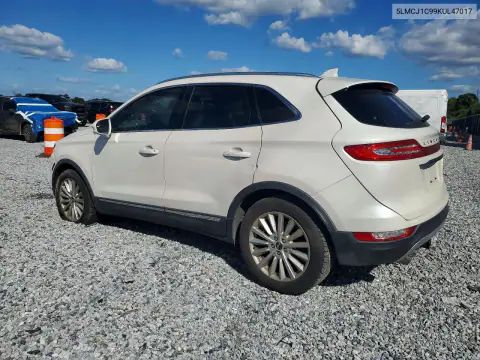 5LMCJ1C99KUL47017 — 2019 Lincoln MKC, zdjęcie 2 z Copart, Przód