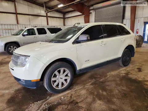 2LMDU68C67BJ28016 — 2007 Lincoln MKX, Боковая часть, фото до ремонта