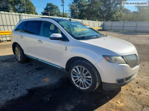 2012 Lincoln Mkx VIN 2LMDJ8JK4CBL08000 фото 4