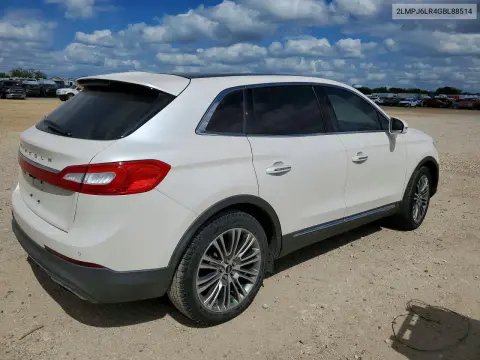 2016 Lincoln Mkx Reserve VIN 2LMPJ6LR4GBL88514 фото 3