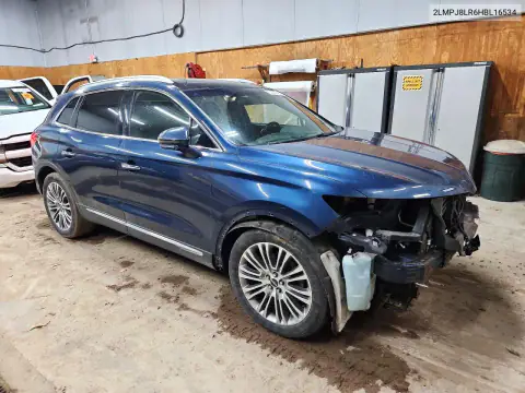 2LMPJ8LR6HBL16534 — 2017 Lincoln MKX, фото 4 с аукциона Copart, Передняя часть