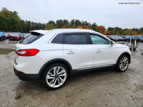 2LMPJ8LP3HBL53362 — 2017 Lincoln MKX, photo 3 from Copart, Flood