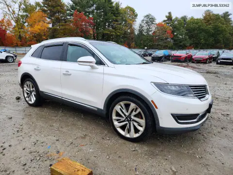 2LMPJ8LP3HBL53362 — 2017 Lincoln MKX, photo 4 from Copart, Flood
