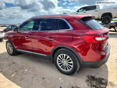 2LMPJ6KR9JBL23280 — 2018 Lincoln MKX, photo 2 from Copart, Front end