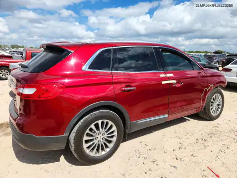2LMPJ6KR9JBL23280 — 2018 Lincoln MKX, photo 3 from Copart, Front end