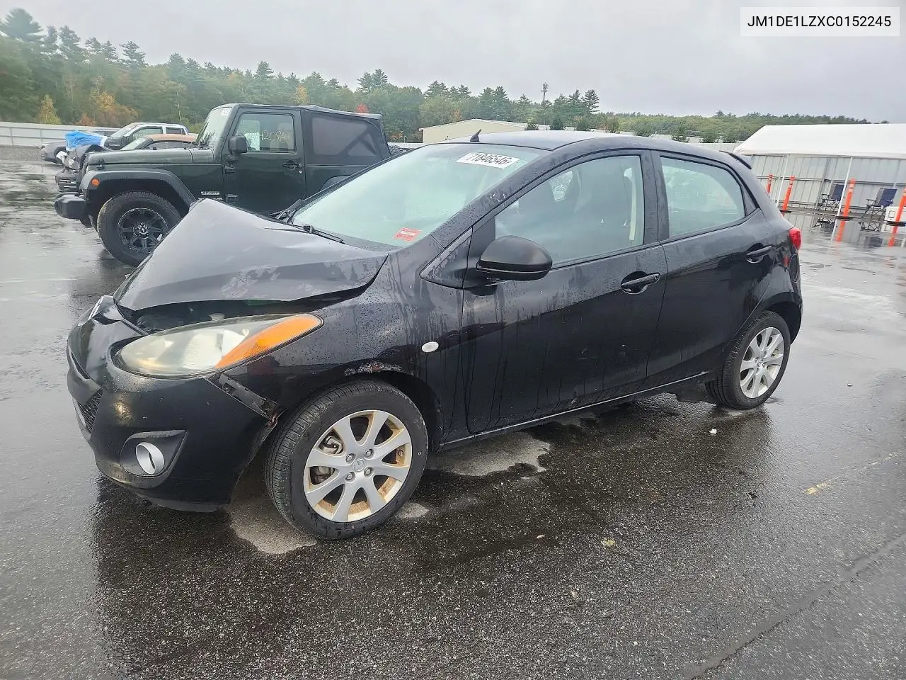 2012 Mazda Mazda2 VIN JM1DE1LZXC0152245 фото 1